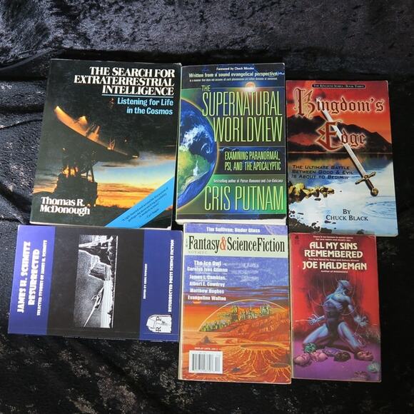 Fantasy Magic Alien Book Bundle Extraterrestrial  Supernatural Science Fiction - Picture 1 of 11